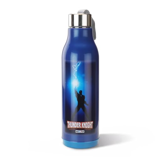 Nayasa Whip 900 ml Insulated Inner Steel Water Bottle | Wide Mouth Leakproof Bottle | BPA-Free Durable Water Bottle | Blue