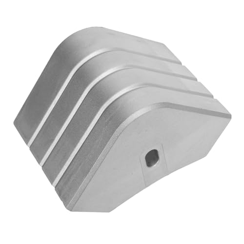 SENECESLI 2 Pack Deck Corner Cap for Pontoon Boat, 90 Degree Rounded Corners, Heavy Duty Aluminum Corner Cap Casting, Height 3-1/8in to 3-3/16in, Top 3-1/8in to 3-3/16in - image 9