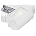 Janome HD-5000 Heavy Duty Sewing Machine with Aluminum Body, 18 Stitches, Free Arm, and Built-In Needle Threader (White)