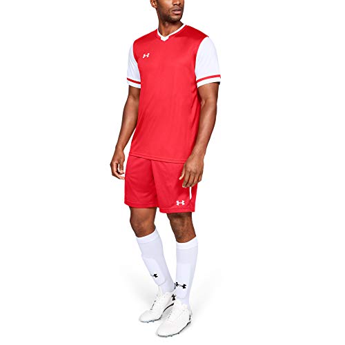 Under Armour Men's Maquina 2.0 Soccer Shorts , Red (600)/White , Large #TOP3