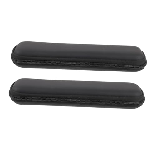 KOMBIUDA 2pcs Hard Shell Electric Toothbrush Travel Case with Mesh Pocket Toothpaste Storage Container for Travel Stylish and Durable Toothbrush Holder for Daily Use