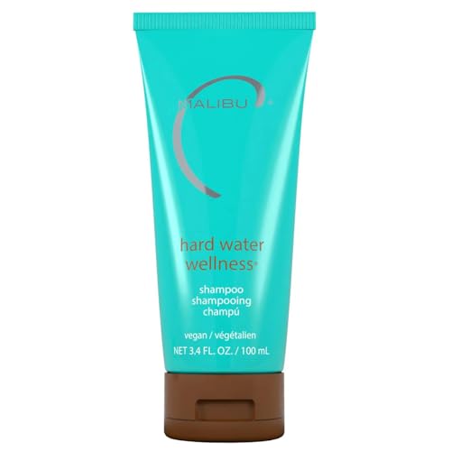 Malibu C Hard Water Hair Clarifying Shampoo - Travel Size Sulfate Free Chelating Formula for Build...