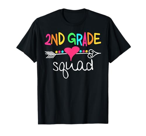 2nd Grade Squad Second Teacher Student Team Back to School T-Shirt