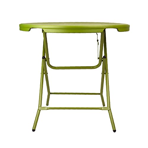 Image of Supreme Blow Moulded Bistro Round Table,Green