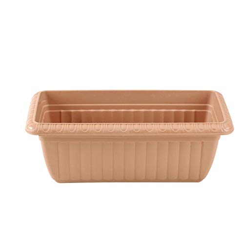 YUXINYAN Blumentopf Balkon Blumentöpfe Indoor Verdickte Nachahmung Keramik Kunststoff Blumentopf Blumentopf Balkon Gemüse Green Pot PflanzküBel AußEn (Size : Groß)