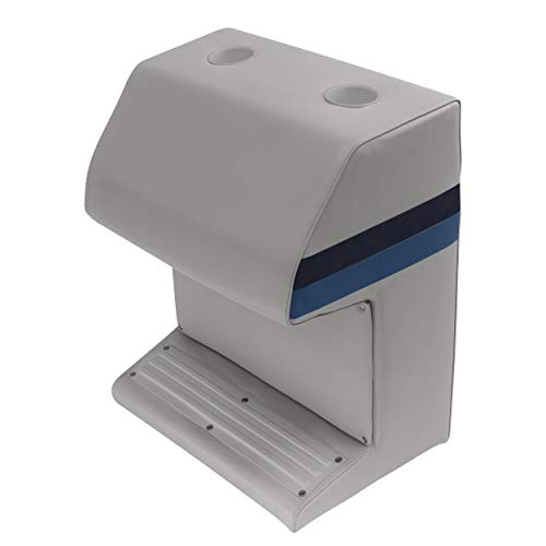 Wise 8WD115-1011 Deluxe Pontoon Steering Console, Grey/Navy/Blue
