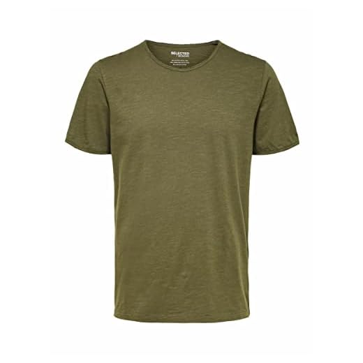 SELECTED HOMME Herr Slhmorgan Ss O-Neck Tee W Noos T-shirt, Munkar rock, XXL