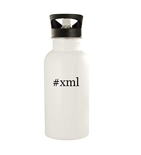 #xml - 20oz Stainless Steel Water Bottle, White