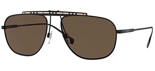 Burberry BE3121 Black Frame/Brown Lens One Size