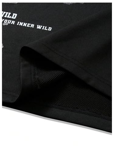 Image of VIPWOLF Men's Number Graphic Long Sleeve Jersey Shirts Oversized Y2K Round Neck 2 in 1 T-Shirts Streetwear Top