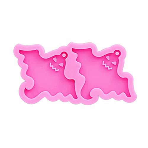A FEI Pingente de morcego fantasma de Halloween chaveiro molde de silicone com orifício chaveiro pin