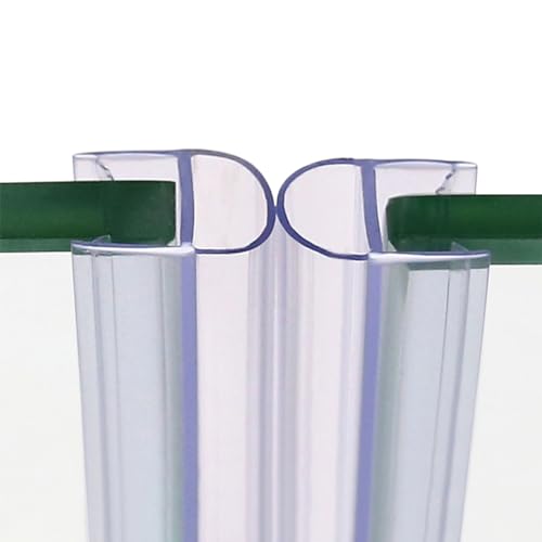 Joint de bas de porte en verre douche 10 mm U étanchéité silicone découpable - 8