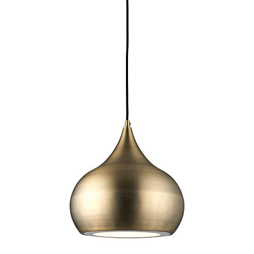 Pierce Ceiling Lighting Modern Antique Brass Metal Pendant Light Shade Chandelier Lighting Cool White LED 4000K