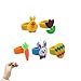 BinaryABC Kids Play Rings Childrens Toys Children's Rings,Easter Party Favors,Easter Party Gifts Supplies,10Pcs