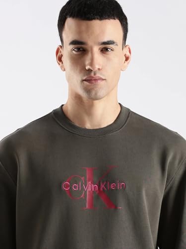 Image of Logo Relaxed Fit Cotton Sweatshirt
