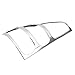 Jkjhbhged for Land Cruiser Prado 120 FJ120 2003 2004 2005 2006 2007 2008 2009 Rear Light Trim Hood Car-Styling Accessories, Silver, 291709
