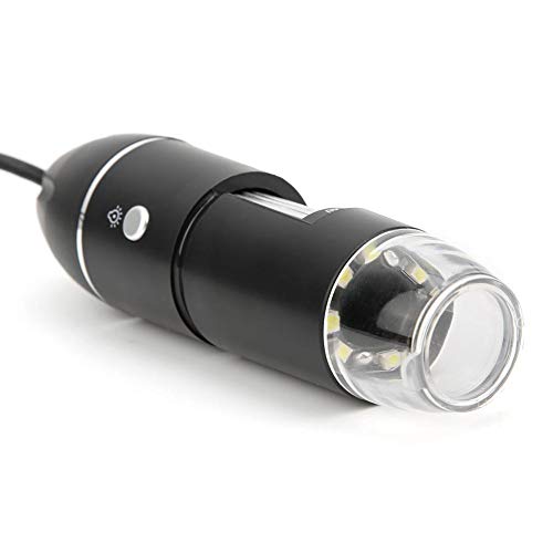 Image of LED Digital Microscope, Aluminum Alloy Microscope, Electronic Biological Research Industrial for Archaeological Research Observation