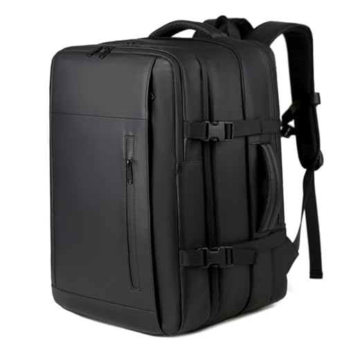 Mochila de viaje al vacío: bolsa de compresión ampliable grande, mochila impermeable con cierres de seguridad y cerradura, bolsa compacta para almacenamiento y organización efectivos, accesorios de