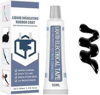 Liquid Electrical Insulation Tape 50ml | Waterproof Fast Dry Insulating Adhesive Sealant Temperature Resistant Anti UV Liquid Glue for Wire Protection Repair Home Office Industrial Use-image-3