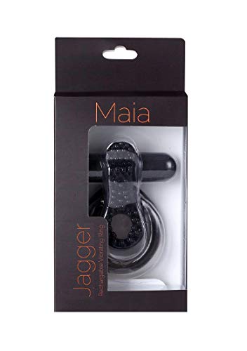 Maiatoys Jagger Cock Ring anillo premium de silicona médica color negro 2