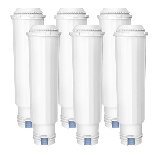 AQUACREST Filter Ersatz für Melitta® Filterpatrone, Nivona® Wasserfilterpatrone, Melitta® Pro Aqua, Barista, Krups® F088, Nivona® Café Romatica, Bosch®, TÜV SÜD Zertifizierte (6)