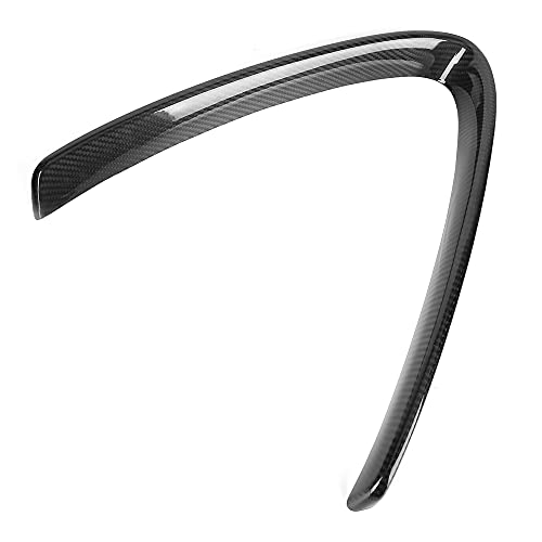 Couvercle de calandre en fiber de carbone noir pour sublimer votre voiture lors des sorties sportives