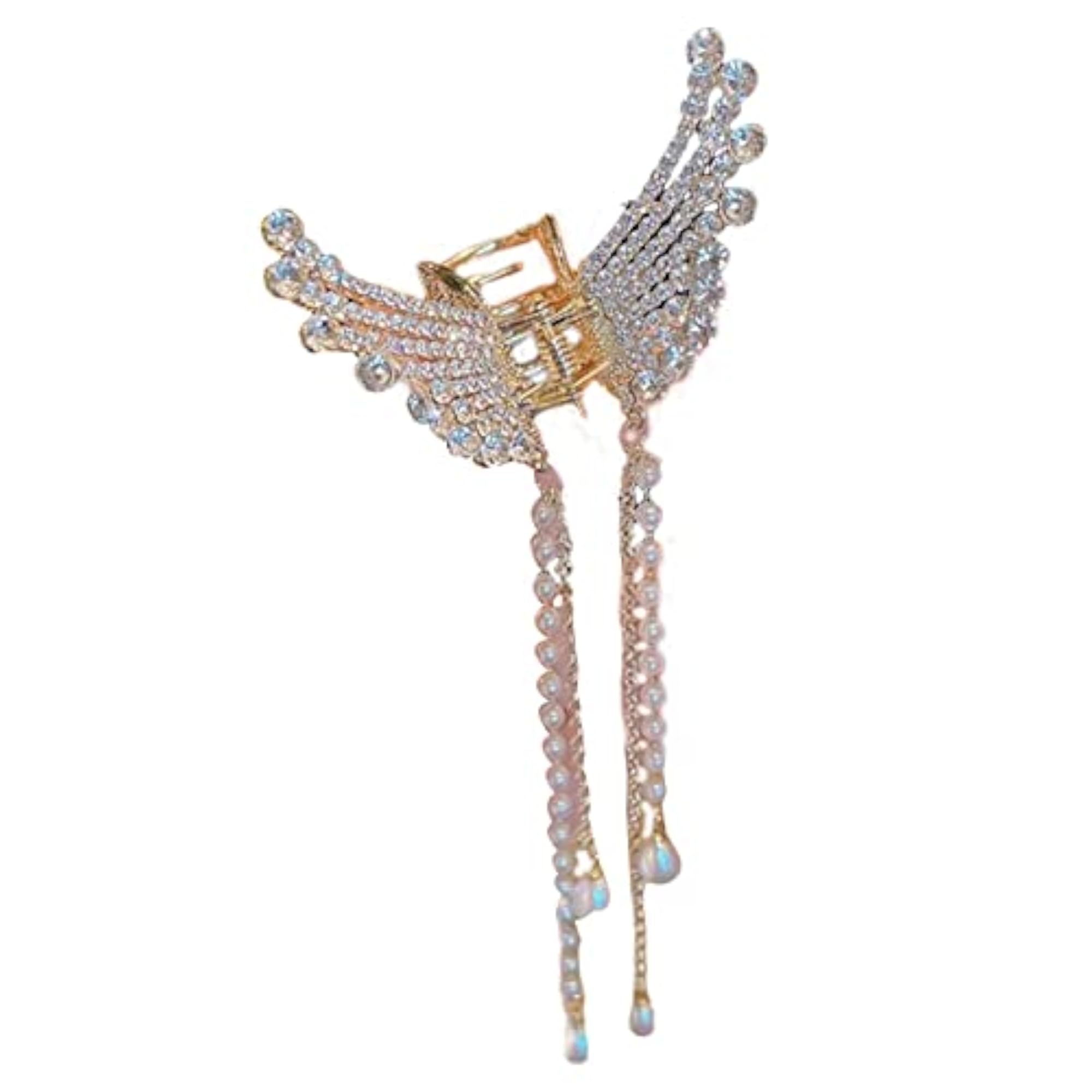 Rhinestone Hair Claw Clips, Non-Slip Design