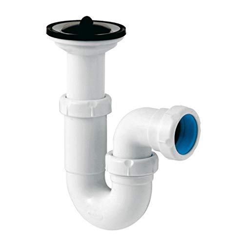 Jimten M103106 - Sifon curvo extensible horizontal valvula s-25 1 1/4