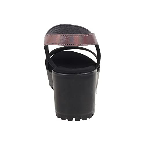 Metro Women Block Heel Sandal - Image 4