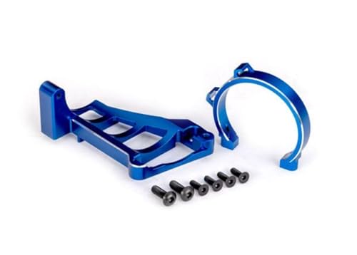 Traxxas 10262-BLUE - Aluminum Motor Mounts, Blue
