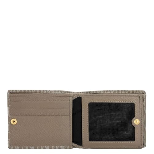 Image of Da Milano RFID Protected Leather Wallet for Men with Card Slot - Grey (10176C)