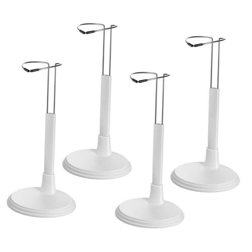 HEALSOPTHY 4 Piezas Soporte para Muñecas con Base Ancha Estante para Exhibición de Muñecas Accesorios para Mantener el Organizado