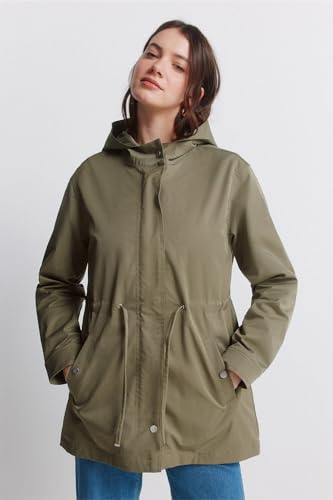 Parka COAT Mujer SPRINGFIELD cortavientos con capucha y forro térmico 5