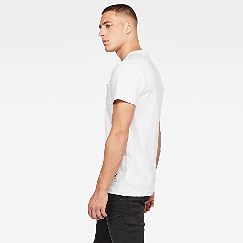 G-STAR RAW Contrast Pocket T-Shirt, Bianco