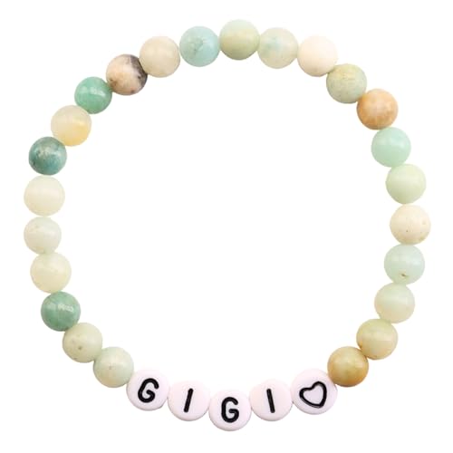 Image of GIGI /NANA /Grandma Birthday Gifts - Porcelain Bracelet, Gigi Blue Willow Bracelet - West Coast Edition, Christmas Valentine's Day Gift for Mom, Grandma, Gigi, Nana