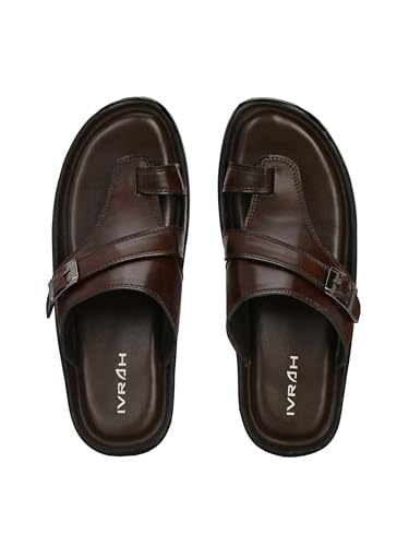 Image of IVRAH Synthetic Leather Sandal Lightweight and Comfortable Footwear for Men