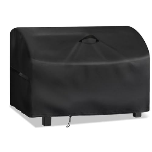 Gettimore Funda para parrilla Royal Gourmet CD1519 de carbón, tela Oxford impermeable resistente con correas resistentes al viento, protección para todas las estaciones, 28 x 19 x 19 pulgadas, color