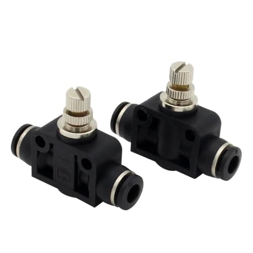 Régulateur de débit d'air PSA-6 pour tube pneumatique 6mm