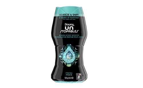 Image of Downy Unstopables Laundry Scent Booster Beads for Washer, Fresh Scent, 4.3 Ounces (4 PACKS)