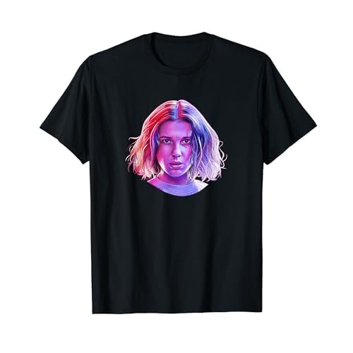 Stranger Things Eleven Rose Tone Nose Drip Portrait Camiseta