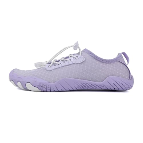 MZYFDC Zapatos De Agua Zapatos de Verano for Padres, Fitness, Playa al Aire Libre, natación, Secado rápido, Transpirables, Senderismo, Ligeros, Yoga, Zapatos acuáticos para La Playa(Purple,39)
