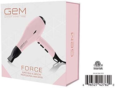 Miniatura 3 de Secador de pelo de ciencia de cerámica iónica intensa (rosa bebé)