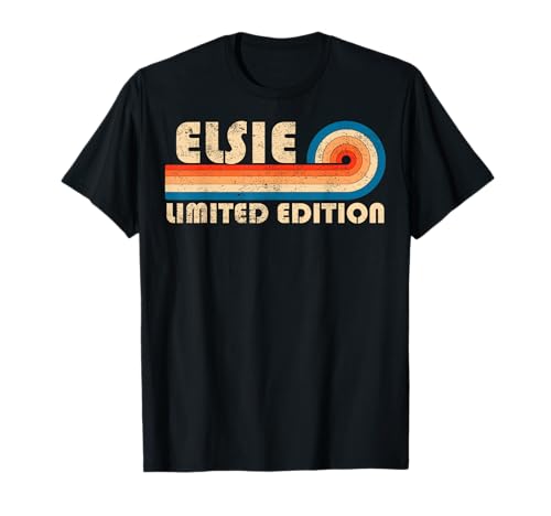 ELSIE First Name Funny Retro Vintage Birthday T-Shirt