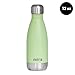 MIRA 12 oz Insulated Water Bottle - Slim Stainless Steel Cola Shape Thermo - Double Wall Hot & Cold Flask (24Hr Cold/12Hr Hot) - Cactus Green