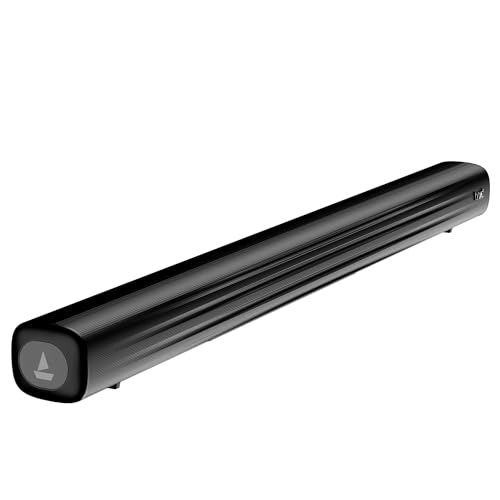 Image of Boat Aavante Bar Rhythm Soundbar with 60W RMS Boat Signature Sound, 2.0 Channel, Multi-Connectivity Modes, BT v5.3, EQ Modes, Bass & Treble Controls & Remote Control(Carbon Black)