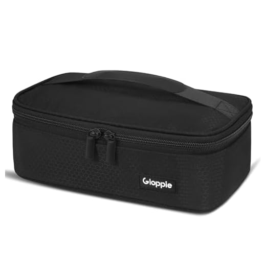 Gloppie Bolsa Termica Mini Nevera para Playa Botella Termica Neceser Hombre Organizador Bolsas Vacio Alimentos Fiambrera Mochila Isotermica Lunch Bag de Refrigeración, Panal Negro