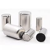 304 Stainless Steel Test Tube Cap, 50 Pcs Test Tube Cap, Suitable for Test Tubes Diameter 13/15/18/21/25mm, Laboratory Glass Test Tube Steel Cap Cove (for 25mm Test Tubes)