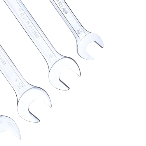 Image of Taparia DEP Series Double Ended Spanner Set | Heavy-Duty Open End Wrench Kit | High Grade Steel (12-Piece Set)
