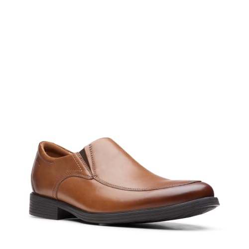 Clarks Herren Whiddon Step Slipper, Dunkelbraunes Leder, 44 EU – Ansicht 4