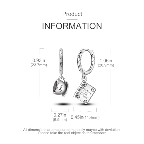 MULA 925 Sterling Silver Drop Dangle Earrings for Women Fashion Hoop Earrings3